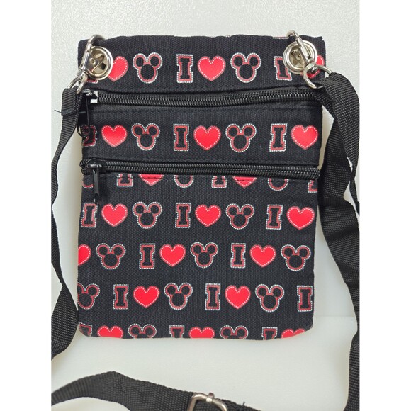 Disney "I Love Mickey" Crossbody Bag Purse Mickey Mouse - Picture 1 of 7